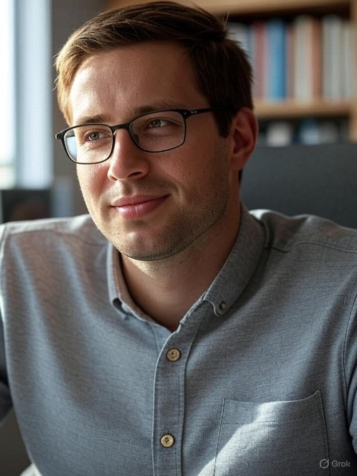 Person wearing spectacles